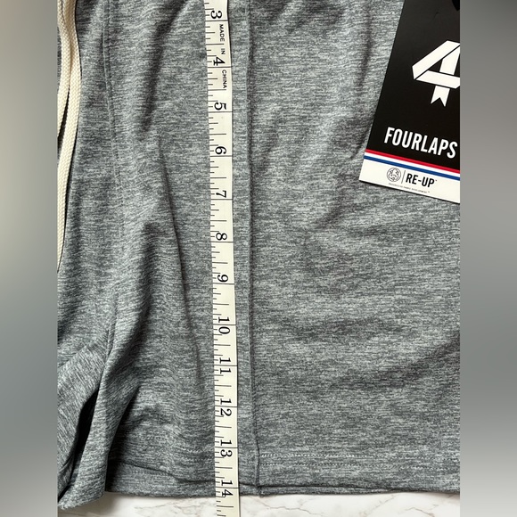 Fourlaps Stratus short in grey heather, size M - Picture 5 of 11